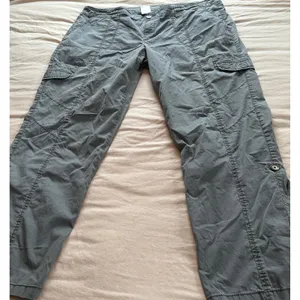 Great Northwest Indigo Womens Gray Cargo Pants Size 18W Roll Tab Utility Pants thumbnail 15