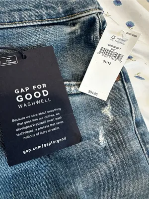 NWT Gap Cuffed Jean Short Sz12/31 Mid Rise Casual Classic Preppy Festival Summer thumbnail 13