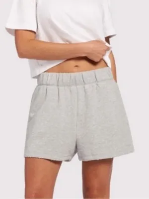 Nuuds Vintage Fleece Gray Oversized Loungewear Sweat Shorts XXL thumbnail 1