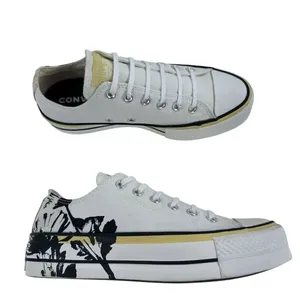 Converse Chuck Taylor All Star Floral Lift Low Top Platform Sneakers Womens 8 thumbnail 7
