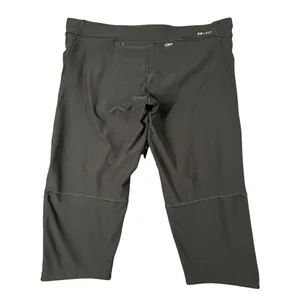 Nike Womens L Black Just Do It Spell Out Cycling Shorts Drawstring‎ Pockets thumbnail 6