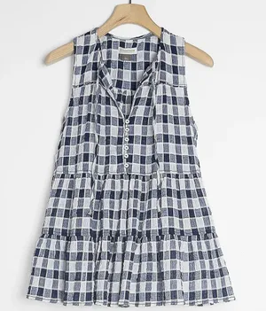 Anthropologie Pilcro‎ Neve Tiered Blouse XS thumbnail 1