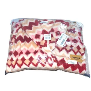 Bearpaw Chevron Sherpa Hooded Robe thumbnail 4