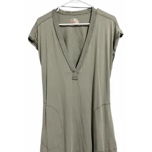 Free People Algues Marines Short Sleeve Hot Shot V-Neck Cut-Out‎ Back Jumpsuit S thumbnail 3