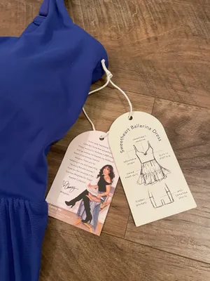 NWT! Blogilates Target X Popflex Viral Sweetheart Ballerina Dress Royal Blue Med thumbnail 6