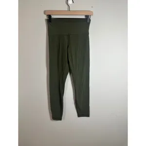 Lululemon Align Pant II 25" Leggings Dark Olive Green High Rise Nulu Size 6 thumbnail 4