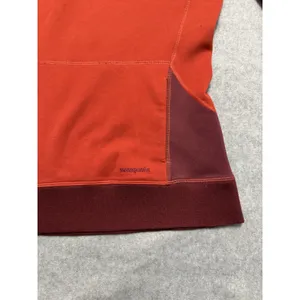 Patagonia Women's Axuwool Pullover Hoody Orange VTG Y2K Size Small thumbnail 6