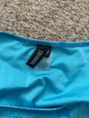 Triangle Blue Bikini Set  thumbnail 3