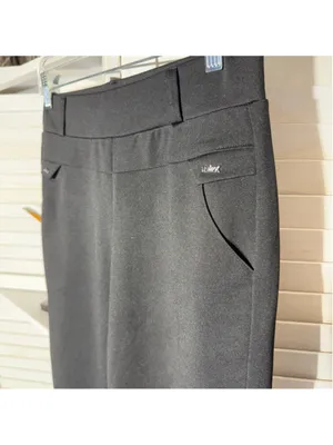 New Mix Black career office ponte pants stretchy resort cruise cocktail goth alt travel thumbnail 4