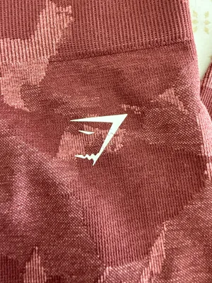 Gymshark Adapt Seamless Camo Leggings - Red thumbnail 3