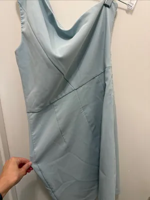 Michael Costello X REVOLVE Ava Dress in Ice Blue thumbnail 4