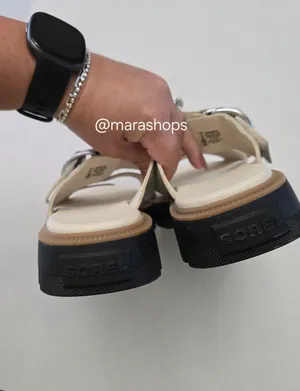 Sorel Rein Cbtm Slide Sandals White thumbnail 8