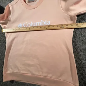 Columbia Sunriddge Crew Women's M Peach Logo Fleece Pullover Sweatshirt XL0716 thumbnail 6
