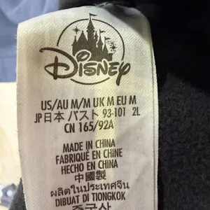 Disney Mickey‎ Mouse Sweatshirt Womens M Cropped Pullover Black Graphic thumbnail 6