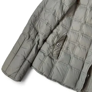 Vintage Y2K Abercrombie & Fitch Down Quilted Puffer Jacket Size L Green Military thumbnail 7