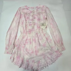 Tularosa Jordan Romper in Fuchsia Tie Dye XL thumbnail 3