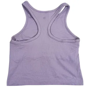 Lululemon Ebb To Street Cropped Racerback Tank Size 6 Lavender Yoga Studio Gym thumbnail 3