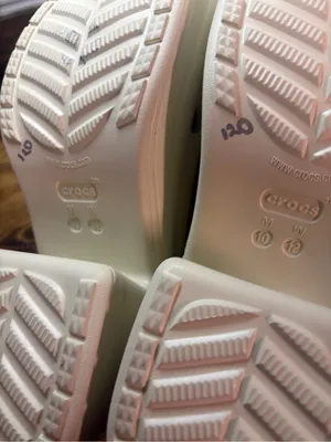 Crocs tan heeled mules size 12 thumbnail 8