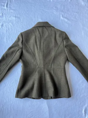 Ann Taylor Green Blazer Jacket - Size 4 thumbnail 4