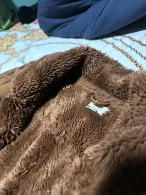 Style & Co Brown Faux Shearling Aviator Jacket thumbnail 3