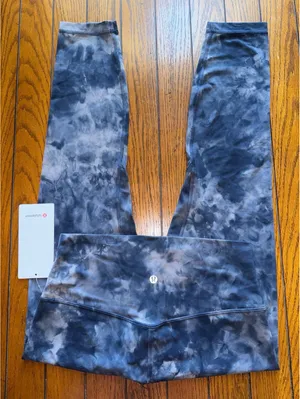 Lululemon Align High Rise 25” Diamond Dye Lunar Rock True Navy Size 10 NWT thumbnail 1
