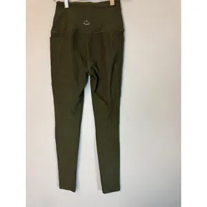 Beyond Yoga High Waisted Spacedye Capri Leggings Pockets Green Sz S NEW thumbnail 7