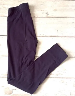 Uniqlo S/M Womens Navy Blue Leggings Waist Size 26/27 Pants Size Small thumbnail 1