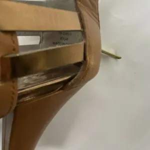 Johnston & Murphy Women's Tan‎ and Evie Caged High Heel Sandal Size 6.5 M thumbnail 4
