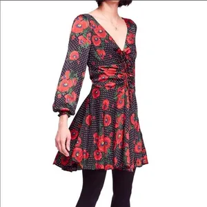 Free‎ People Floral Mini Dress thumbnail 2