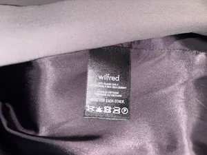 Aritzia Wilfred Crepette Blazer jacket XS Gray thumbnail 10