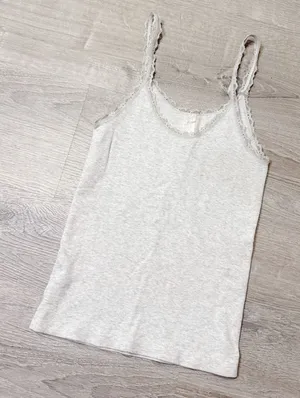 •FABLETICS• GREY LACE TANK thumbnail 1
