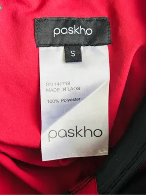 Women's Paskho tie waist Serene jogger magenta size small thumbnail 5