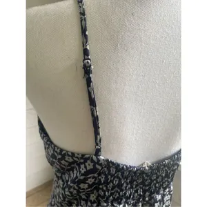 Free People Intimately Free On Our Radar Floral Satin Slip Dress Blue M thumbnail 9