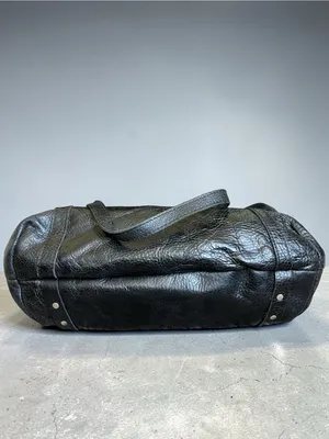 Patricia Nash Benvenuto Large Black Leather Stud-Accent Tote Bag thumbnail 4
