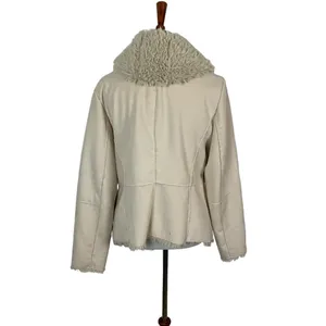 Altar’d‎ State Jacket Large Tan Faux Suede Cottagecore Soft Moto thumbnail 3