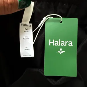 Halara High Waisted Shirred Pocket Tapered Straight Leg 7/8 Length Work Pants M thumbnail 7