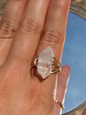 Handmade Crystal Ring thumbnail 1