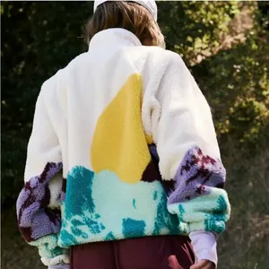 NEW Free People Movement Hit The Slopes Sunrise Summit Fleece Button Jacket XS thumbnail 3