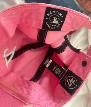 Pink Braves Hat thumbnail 2