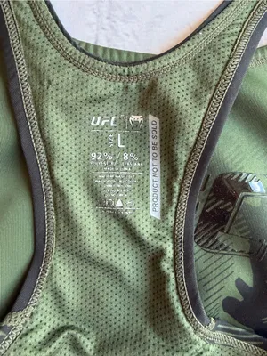 UFC MMA Women’s Sports Bra Green Venom Size Large Workout Gym Athletic thumbnail 6