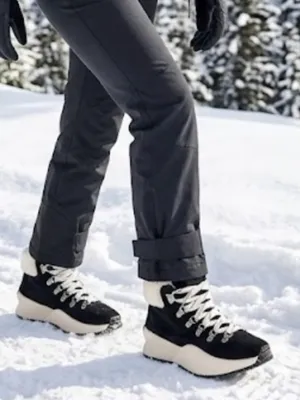 NWT Sorel Out 'N About III Conquest Waterproof Boots for Ladies - Black/Sea Salt thumbnail 1