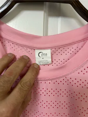 Women’s Pink Eyelet Performance Tank Top Size M thumbnail 4