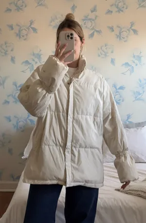 Princess Polly Puffer Jacket Beige thumbnail 1