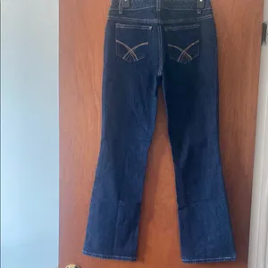 Tommy Hilfiger Blue Flare Wide Leg Jeans. Size 4R. thumbnail 2