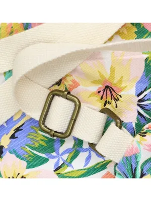 Billabong Womens Mama Teen Canvas Backpack White Multi thumbnail 6