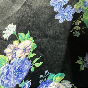 Revolve WeWoreWhat Cottagecore Black Blue Floral Satin Lace Midi Slip‎ Dress thumbnail 7