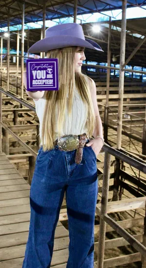 Cowboy Hat Purple thumbnail 1