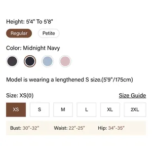 OGL Stretchy Flowy High Rise Wide Leg The Success Pants Midnight Navy Size XS thumbnail 6