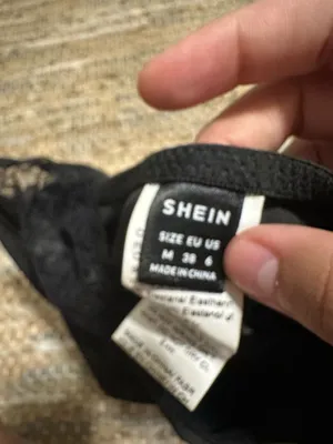 Black Lace Top Shein thumbnail 2