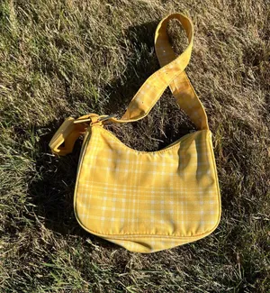 Wild Fable Yellow Plaid Shoulder Bag thumbnail 1